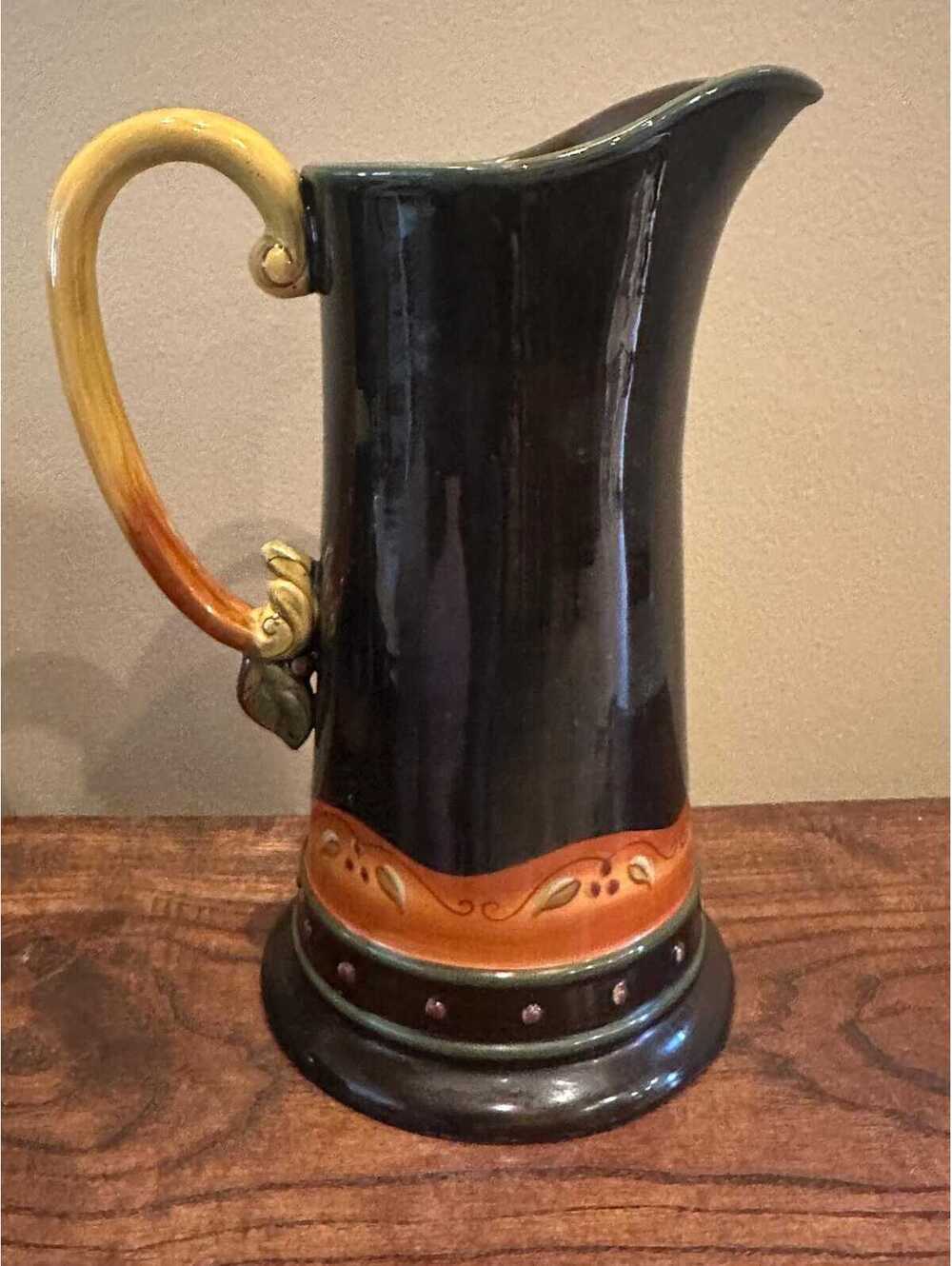 Vintage 2002 DEMDACO Chocolate Berries Pitcher by Deb Hrabik
